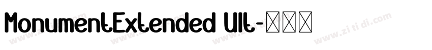 MonumentExtended Ult字体转换